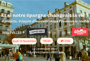 Evenement — Mardi 10 novembre — 18h30 à 21h30 — Où : La Cordée Jean Macé, 19 Rue Père Chevrier, 69007 Lyon