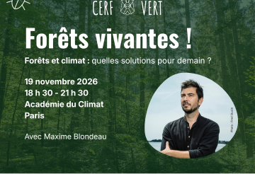 Affiche Soirée Forêts vivantes_CERF VERT