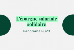 Etude | L'épargne salariale solidaire 2020