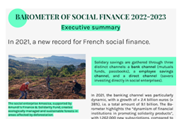 French social finance barometer - 2022-2023