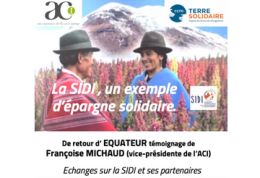 La SIDI, un exemple d'épargne solidaire