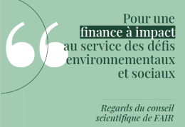 Regards du conseil scientifique sur les 25 ans du label Finansol