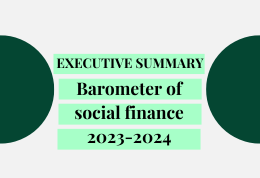Barometer of social finance 2023-2024 - Executive summary
