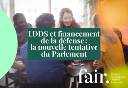 LDDS et financement de la défense : la nouvelle tentative du Parlement 