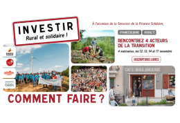 Investir rural et solidaire : le cycle de webinaires à ne pas rater !