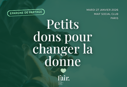 Des petits dons pour changer la donne : quels leviers de la finance solidaire dans un contexte de crise du financement associatif ?