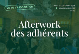 Afterwork des adhérents 