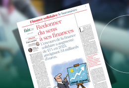 Baromètre de la finance solidaire 2026 : 24 milliards d'euros et de plus en plus de Français qui donnent du sens à leur argent !