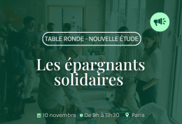 [SFS 2026] Qui sont les épargnants solidaires ? Ce que révèle notre nouvelle étude