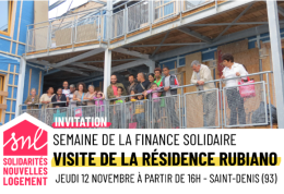 Visite de la résidence Rubiano (Habitat intergénérationnel, participatif et inclusif)
