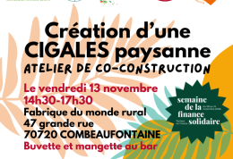 Création d'une CIGALES Paysanne