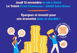 Forum de l’Épargne Solidaire – St Brieuc (22)