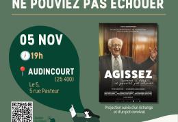 Ciné Débat "Agissez comme si vous ne pouviez pas échouer"