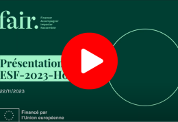 Vidéo | Webinaire FAIR - Appel à Projets EasI ESF 2023